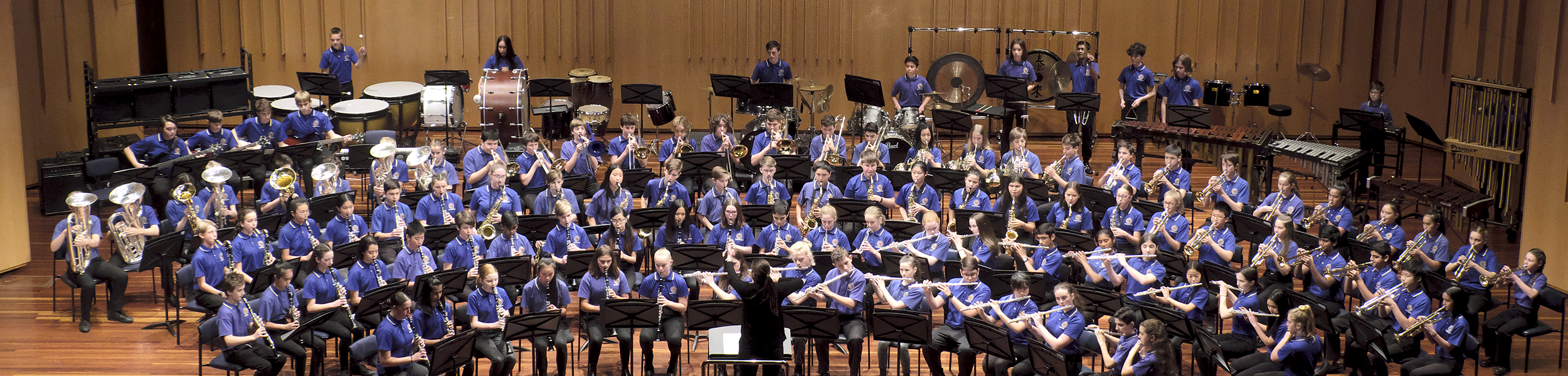 National Eisteddfod 2019 - Bands and Orchestras. Section BHS3 – ACT High School Bands (Intermediate). Lyneham High School Year 8 Concert Band. Photo by Peter Hislop